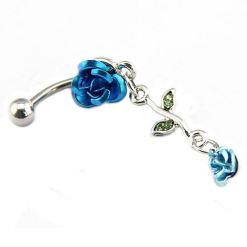 Romantic2-Rose Συνδεδεμένο Κρεμαστό Δαχτυλίδι για την κοιλιά Μοντέρνο Κουμπί για τον 2