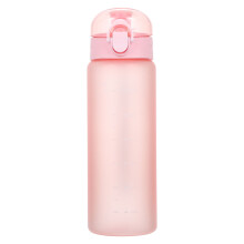 Garrafa de água esportiva com canudo, 500ml, ideal para academia e ciclismo.
