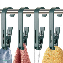 Crochets de suspension à double fonction avec pinces – Lot de 1