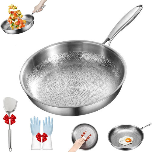 Friochadh Pan Casúrtha Tíotáiniam Gan Brataithe 28cm