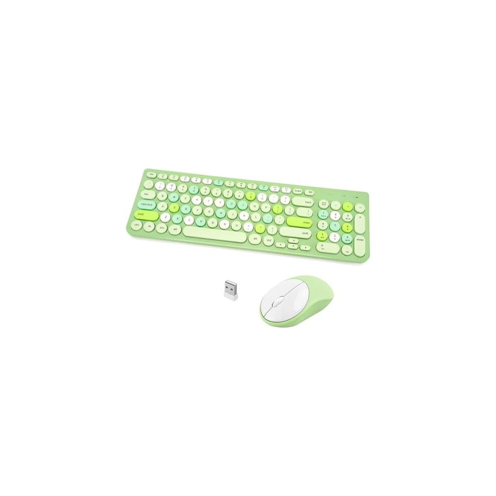 Retro Typewriter Wireless Keyboard And Mouse Combo 2.4Ghz 9032631812678