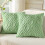 Μαξιλαροθήκες Boho 20x20 ιντσών, σετ 2 τεμαχίων, μπλε γκρι 1