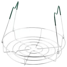 Support à conserves pliable en acier inoxydable, 11 pouces, capacité 8 pintes