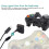 Rechargeable Gamer Controller Replacement Battery Charging Kit for Xbox 360 4