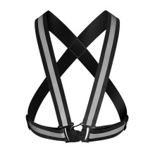 Neue schwarze (C) Einheitsgröße$ Reflektierende Westen für Outdoor-Radsport, hochelastische reflektierende Westen, reflektierende Sportbekleidung,