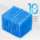 10Pack Replacement Filters for Indoor Dryer Vent 6
