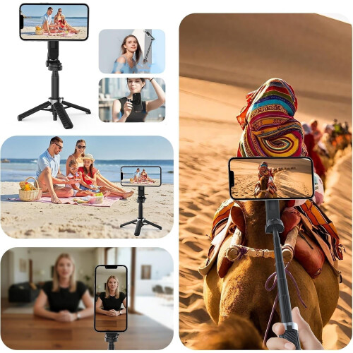Magnetisk selfiestang med 360 rotasjon, 4-i-1 1