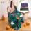 Material textil de Halloween pentru matlasare și cusut, poliester, 3
