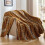 Leopard Faux Fur Throw Blanket 60x80 in 1
