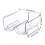 Plastic Wine Rack Stackable Display and Fridge Storage PET Plastic Great for Home Kitchen Refrigerator, Bar, Countertop, or Dining Room Use 2