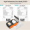 Portable Mini Thermal Receipt Printer, 121x83.5x54.8mm 5