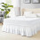 Saia para cama king size com elástico e queda de 38 cm (15 polegadas). 1