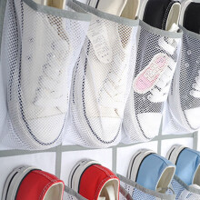 Étagère à chaussures pour porte d'entrée, organisateur mural à 24 poches pour chaussures, rangement pour placard