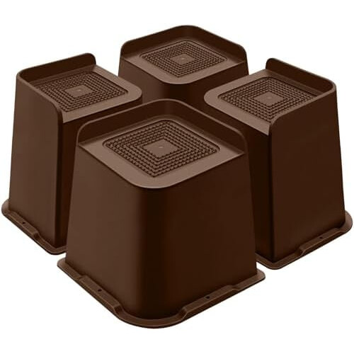 Elevadores de cama de 8 polegadas, resistentes, para uso em móveis, como cama, escrivaninha, mesa, sofá, elevadores de cama extragrandes, suportam