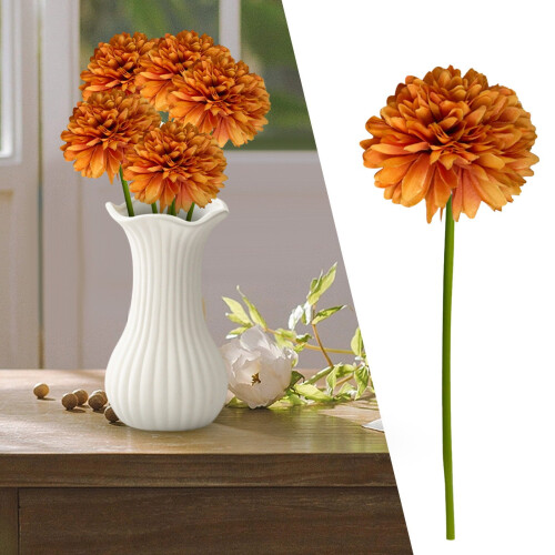 Bouquet di crisantemi e ortensie artificiali (10 pezzi) 1