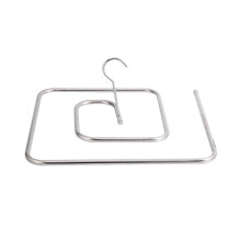 Cabide quadrado de aço inoxidável para roupas