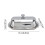 Burriera in acciaio inox con coperchio 3