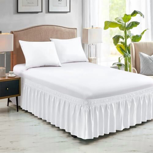Elastischer Bettrock für Kingsize-Betten, 38 cm Fallhöhe 1