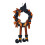 Ghirlanda di Halloween con gambe per la porta 2