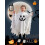 1-6T Μικρά Κορίτσια Αγόρια Κοστούμια Halloween Μανδύας με Πρόσωπο Φαντάσματος, Παιδικά 2