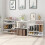 5-Tier Stackable Shoe Rack, Expandable & Adjustable Shoe Organizer Storage Shelf, Wire Grid, White 7