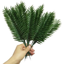 24 mini foglie decorative tropicali, foglie di palma artificiali piccole da 28 cm, foglie finte per decorazioni per feste a tema giungla e