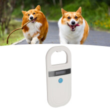 Dual-Freq Microchip Scanner Portable 300mAh White