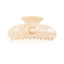 Pinces à cheveux initiales en acrylique pour femmes, grande pince à cheveux