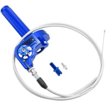 Puño del acelerador de aluminio CNC de 7/8 pulgadas con cable