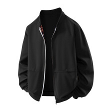 Kukoosong Heren Varsity Jacket Outdoor Revers Zip Up Sweatshirt Jongens College Plaid Splicing Letterman Jacket