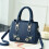 Δερμάτινες τσάντες Crossbody για γυναίκες μόδας με κέντημα στο πάνω μέρος με λαβή Satchel 2