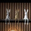 Brass Rabbit Figurine Statue Ceramic Electroplated 1 Piece 6