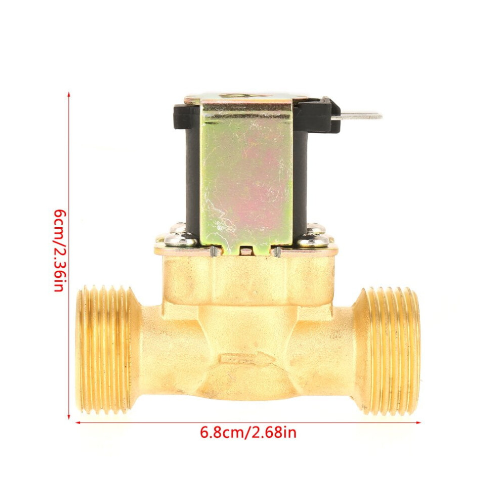 Normally Closed Brass Solenoid Valve 12V Dc 9104899424464