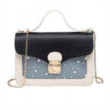 GASTROPOD Kleine Crossbodytas, Stijlvolle Crossbodytassen voor Dames, Veilige Leren Tas, Zwart