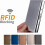Θήκη πιστωτικής κάρτας RFID από ανοξείδωτο ατσάλι, μεταλλικό πορτοφόλι, για άνδρες 2