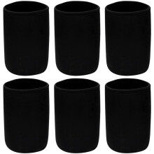 6 piezas de tapas de tela negras para tarros de germinación Mason Jar, tapas para tarros de germinación Mason Jar, fundas opacas para tarros de