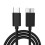 Cable de disco duro USB3.0TPE estable, cable de conversión USB3.1 Tipo-C a USB3.0 Micro B de alta velocidad para el hogar. 1