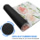 Mouse pad com estampa de rosa, impermeável e antiderrapante, 90 x 40 cm (35,4 x 15,7 polegadas). 6