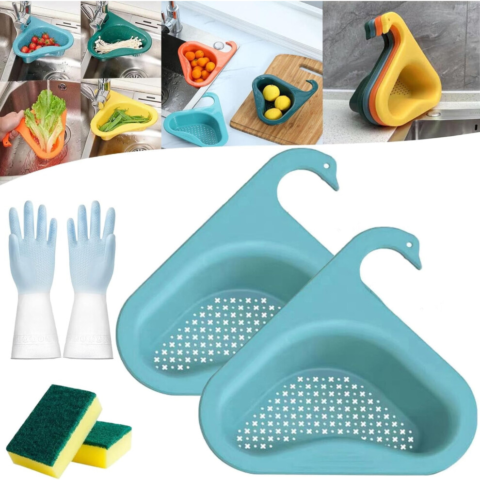4-Pack Faucet Hanging Filter Basket For Kitchen Sink, Compatible With All Sinks 9418476378584