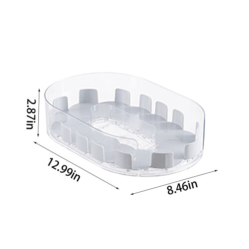 360 Rotating Fridge Organizer – Tiered Turntable for 2