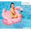 Inflatable Flamingo Ride On Pool Float, 56" x 54" x 38" 3