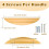 Brushed Gold Cabinet Pulls 4 pcs 3.8 inch center 2