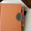 Leather Magnetic Bookmark with Pen Holder 4