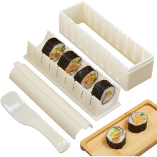 Kit pour débutants pour la fabrication de sushis avec moule, rouleau et riz