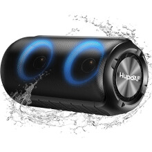 2025 Portable Bluetooth Speaker with 6D Sound, IPX7 Waterproof, RGB Lights, 12H Playtime – Compatible with All Devices