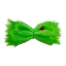 Large Green Furry Hair Bow with Women Girl Costume Accessories Christmas Hair Clip Tree Decorations