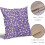 Conjunto de 2 capas de almofada vintage com estampa floral, 45x45cm (18x18 polegadas). 4
