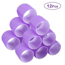 12Pcs 2.5" Self-Grip Hair Curlers Rollers for All Hair Types & Lengths, Random Color