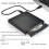 Lettore DVD esterno plug and play per un utilizzo semplice, alimentato tramite USB del computer, compatibile con computer desktop e portatili. 4