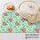 Tischsets aus PVC mit Blumenmuster, 2er-Set 5